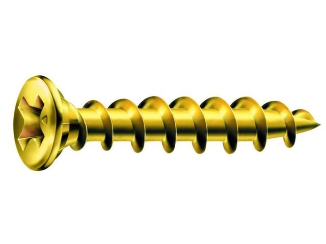 Vis à bois aggloméré Acier - filetage total - tête fraisée Phillips FEX type KS