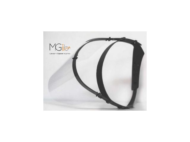 Visière De Sécurité Transparente Homme Et Femme - Protection Yeux Et Visage Pour Soudure Et Travaux