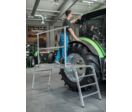 Poste de travail sécurisé | Plateforme de travail pliable aluminium antidérapante R10