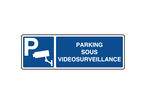 Panneau d'indication horizontal parking vidéosurveillance