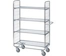 Helge Nyberg - Chariot de préparation de commandes 4 plateaux 1000x450mm - 200 kg - Robuste et maniable