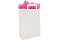 Sacs papier kraft à poignées plates