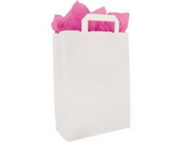 Sacs papier kraft à poignées plates