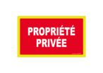 Panneau Propriété privée - haute visibilité - 330x200mm - 4090634