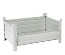 Caisse palette métallique tôlée 800x1200 mm à porte | VP7104A