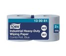 Tork - Bobine d'essuyage industriel ADV WIPER 440 Bleue - 11900 cm - Ultra-résistante, 3 plis, Usage alimentaire