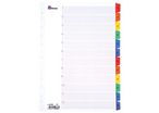 Intercalaires numériques cartes blanche First mylar A4 12 touches