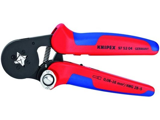 Pince à sertir auto-ajustable pour embouts de câble