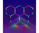 Kit 5 LED Hexagonal RGB 42W 110lm/w