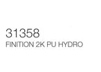 Laque de finition en phase aqueuse à base de résine acrylique 2K PU HYDRO | 31358 