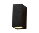 Applique Murale LED Carrée IP44 double faisceau GU10 - Noir