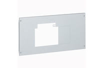 Plastron métal  XL³ 4000 - 1 DPX³ - horizontal  Legrand 