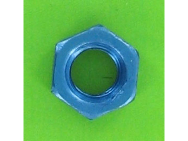 Ecrous : Ecrous Hexagonaux - Ecrou Hexagonal Hu 0.8D - Ecrou Hu Aluminium Din 934 - Blister de 5 Ecrous Hu P40 OA Bleu