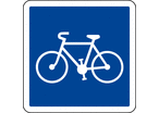 Panneau indication piste cyclable C113