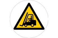 Panneau Danger chariot élévateur pour sol - Ø 300 mm - 4007021