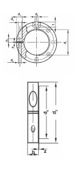 Bague d'arrêt filetée, bague de serrage de précision - produit présenté par 3 TRANSMISSIONS