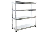 Manutan Expert - Rayonnage charge lourde Rapid 1 - 4 tablettes métal 1980x1830x610 zingué - Charge 1500kg - Montage sans outils