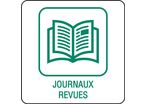 Panneau déchetterie journaux revues