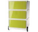 Caisson mobile easy 3 tiroirs, vert