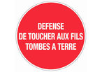 Panneau Défense de toucher au fil - Rigide Ø300mm - 4061764