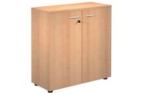 Armoire Basse Portes Battantes Hêtre Solo