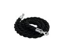 Cordon TORSADE de Guidage 2 m NOIR