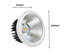 Kit Support AR111 Encastrable Orientable avec Ampoule LED 20W - Blanc Froid 6000K - 8000K