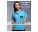 Polo femme publicitaire manches courtes Double Piqué