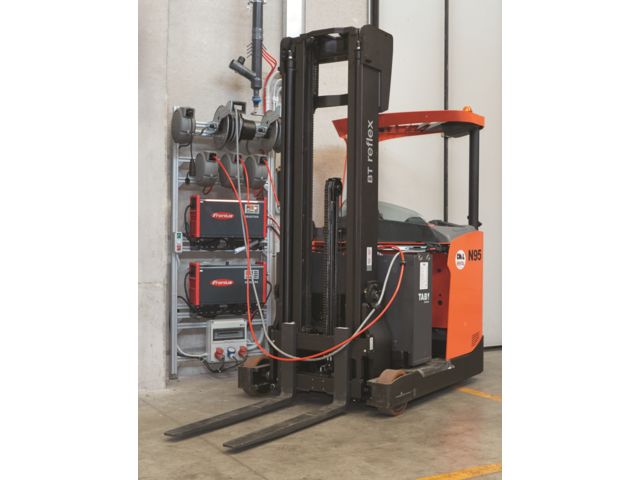 Enrouleurs à rappel automatique  - Gamme recharge des batteries 