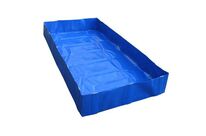 Cemo - Bac de rétention souple PVC renforcé - 1000L - Bleu - Robuste et Fiable