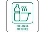 Panneau déchetterie huiles de fritures