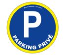 Panneau Parking privé - haute visibilité - Ø 300mm - 4090054