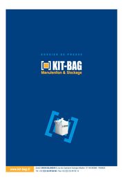Catalogue KIT-BAG MANUTENTION ET STOCKAGE