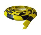 Viso - Protection d'angle en mousse Noir/jaune - 5m x 30mm - Épaisseur 8mm - Mousse EVA - Recyclable