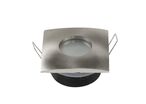 Support Spot GU10 IP65 Carré 82mm - Aluminium