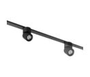 Spot LED Orientable 6W Noir pour Rail Magnétique Extra Plat MM30 - Blanc Neutre 4000K - 5500K