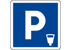 Panneau indication parking payant C1c