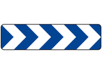 Balise de virage 4 chevrons J4