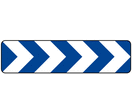 Balise de virage 4 chevrons J4