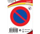 Panneau Défense de stationner - Vinyle adhésif Ø80mm - 4031392