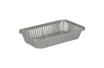 Barquette aluminium GN 1/4 avec bords rabattables hauteur 40 mm x 480 Firplast