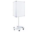 Bi-Office - Chevalet de conférence mobile 4 panneaux Acier magnétique A1 Blanc - 64 cm largeur - Lean Management - Magnétique