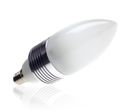 Lampe LED flamme E14 3W 6400K blanc froid 230V 250lumens dim: 46x131