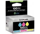 LEXMARK 14N0850 3 Cartouches encre couleur