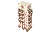 PLV à effet théâtral en carton ondulé