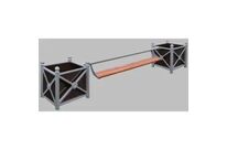 Banc Jardi-Banc à fixer entre 2 jardinières Serem