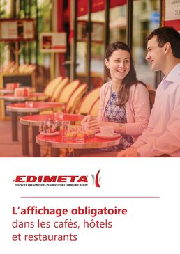 L’affichage obligatoire dans les cafés, hôtels et restaurants