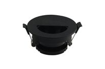 Support Spot Aluminium GU10 LED Demi-Rond Orientable ø83 mm - Noir