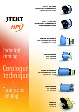 Catalogue technique systèmes hydrauliques HPI
