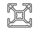 Profilé aluminium 30x30 fente 8 mm